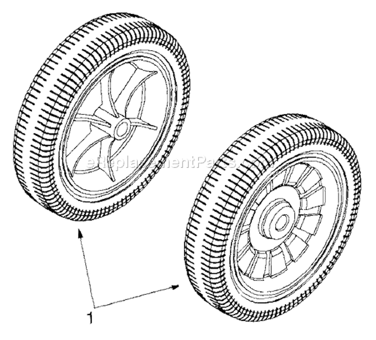 Page E Diagram and Parts List for 31AE162-401 1999 Yard Man Snow Blower